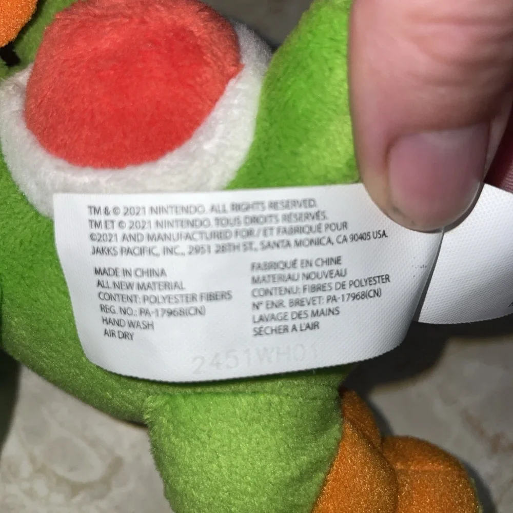 Green Yoshi Plush‎ Plushie Stuffed 10